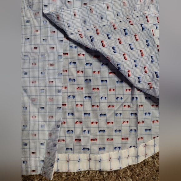 Good Man Brand Long Sleeve Patterned Button Down Shirt NWOT - Picture 11 of 11